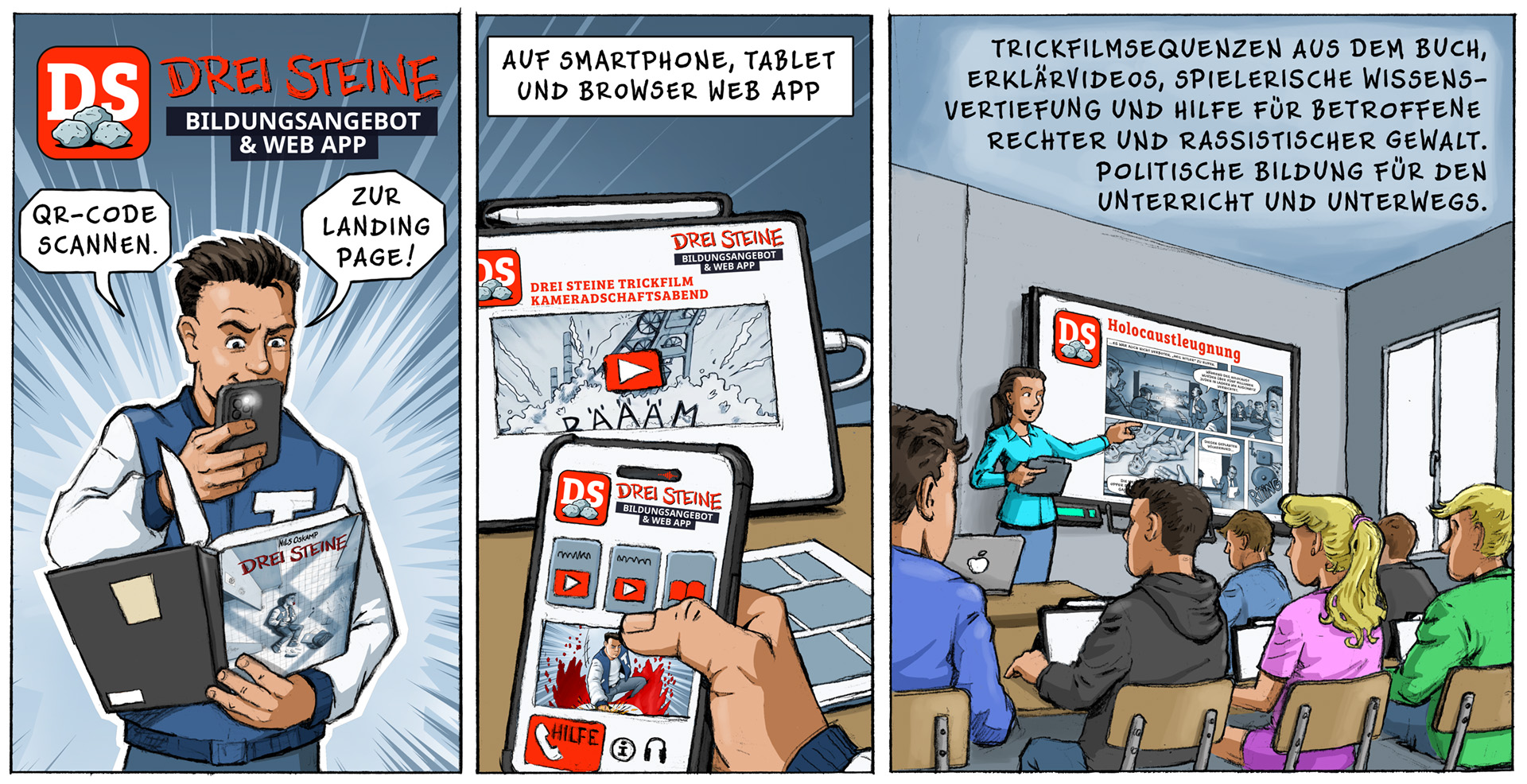 Drei Steine Web App